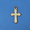 Anhänger Kreuz Metall-hell