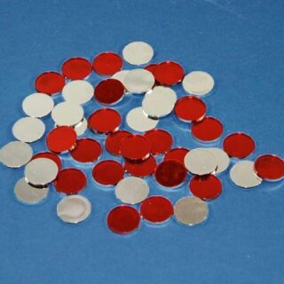 48 Spiegelsteine Rot