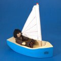 Holzsegelboot 19cm