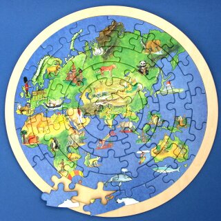 Puzzle Weltkugel
