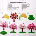 3 x Moosgummi-Frühlingsbaum