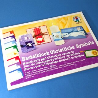 Kartonblock Christl.Symbole
