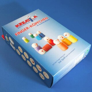 Bastelset 10 Zellstoff-Fingerpuppen