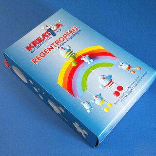 Zellstoff-Bastelset Regentropfen