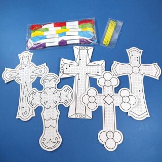 Kreuzstich-Lesezeichen Kreuz