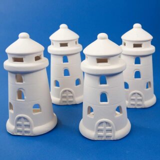 4 Teelichthalter Leuchtturm