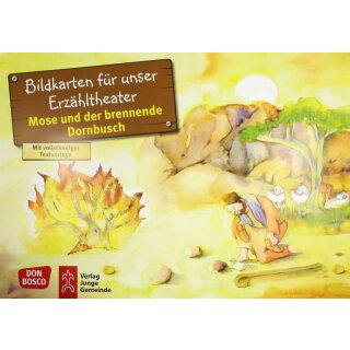 Bilderset Mose und der brennende Busch