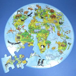 XXL Puzzle Welt