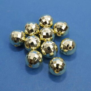 10 Goldperlen hell 14mml