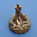 Lagerfeuer mit LED-Licht