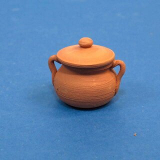 Mini Tontopf mit Deckel 4cm