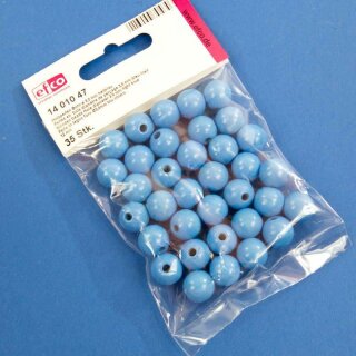 efco-HolzperlenHellblau 12mm