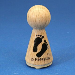 Kegelstempel Fußspuren