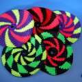 Zimmer-Frisbee 3farbig