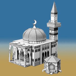 Bastelbogen Moschee