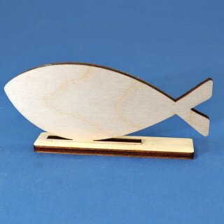 3 x Holzmotiv Fisch
