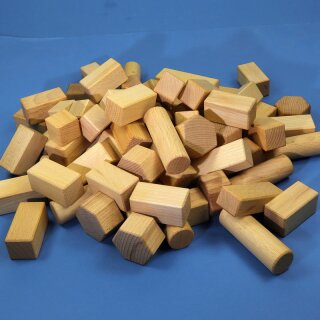 75 Säulen-Holzbausteine