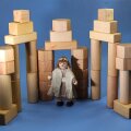 75 Säulen-Holzbausteine