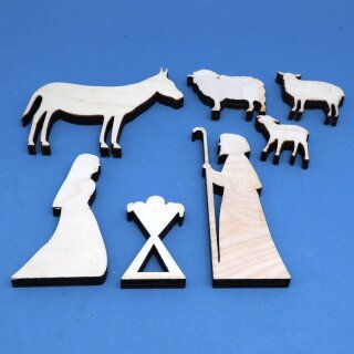 Holz-Krippenfiguren