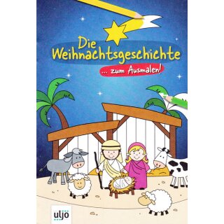 Weihnachtsgeschichte Malheft