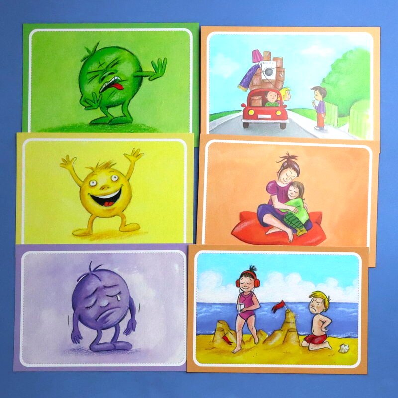 Gefühlekarten für Kinder
