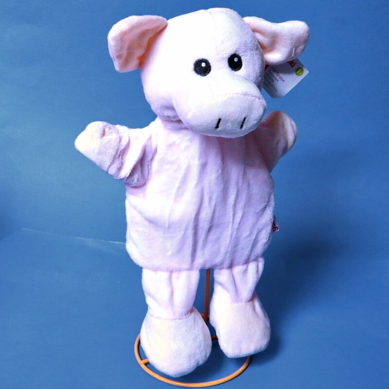 Goki Handpuppe Schwein Snelly - Kuschelige Plüschpuppe Für Kinder