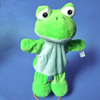 Tierhandpuppe Frosch