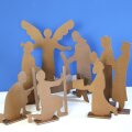 XXL-Krippenfiguren aus Karton