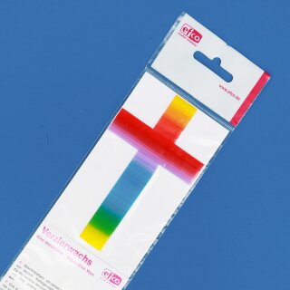 Wachsdekor Kreuz Regenbogen