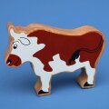 Holztier Rind bedruckt