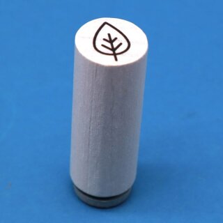Mini-Stempel Blatt 1,5cm