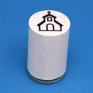 Mini-Stempel Kirche 2cm