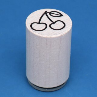 Mini-Stempel Kirschen 2cm