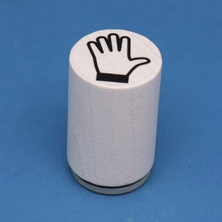 Mini-Stempel Hand links 2cm