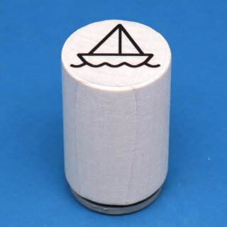Mini-Stempel Segelboot 2cm