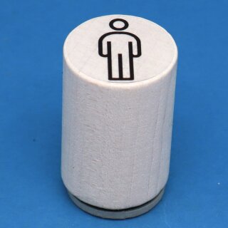 Mini-Stempel Mensch 2cm