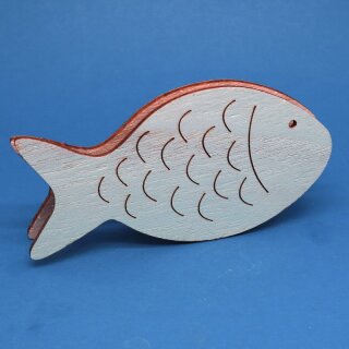 Holzfisch mit Klammer
