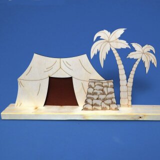 Zelt-Opferaltar-Palme