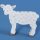 Schaf links schauend