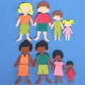 Moosgummi-Familien - 237 Teile