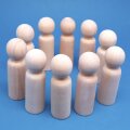 10 Holzfiguren 7cm