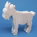 Holz-Ziege Rohling