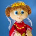 Handpuppe Königin